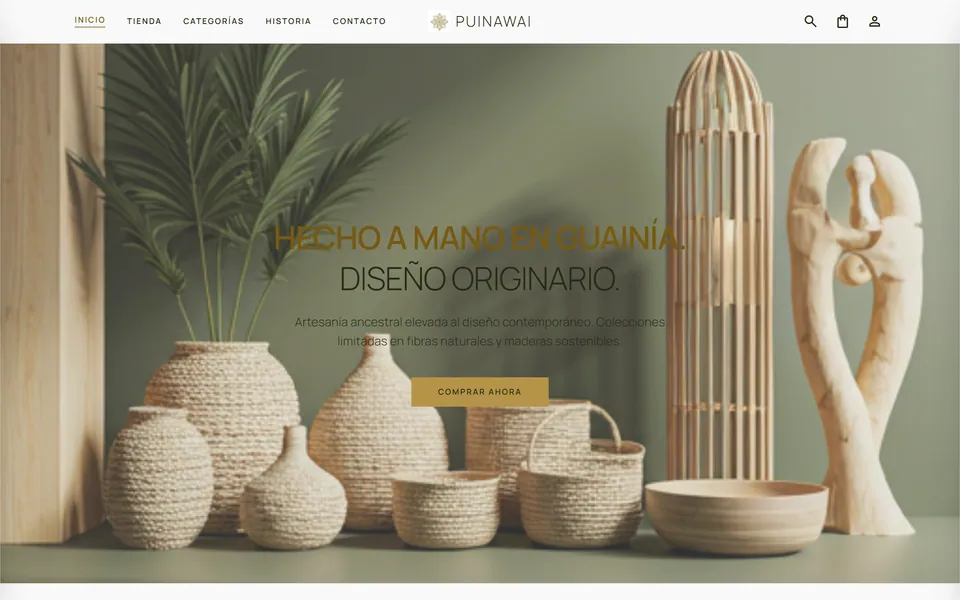 Captura del proyecto Puinawai